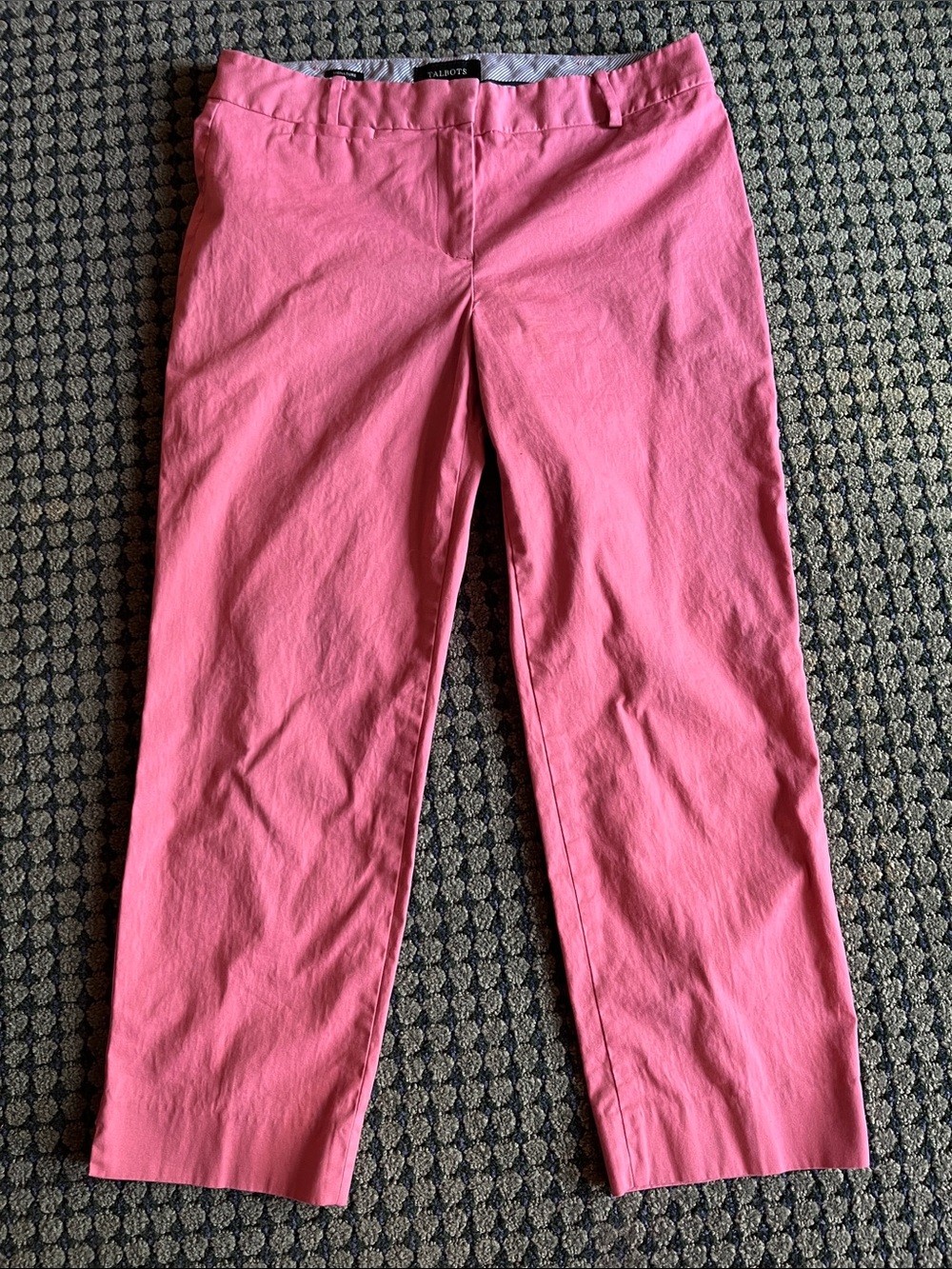 Talbots size 8 peach/ pink pants.